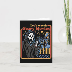 Tarjeta Halloween divertido vamos a ver el fantasma de las