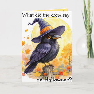 Tarjeta Halloween, el Chiste infantil Halloween