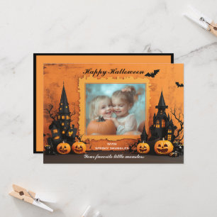 Tarjeta Halloween El Espantoso Snap-O-Lantern