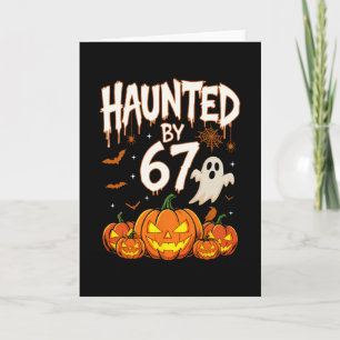 Tarjeta Halloween Embrujado 67 Seis Siete Meme 1 (7)