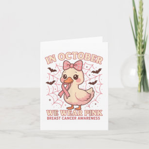 Tarjeta Halloween En Octubre Usamos El Cáncer De Mama Nk A