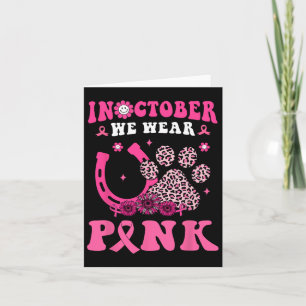 Tarjeta Halloween En Octubre Usamos Herradura Rosa &amp;