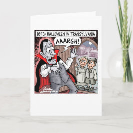 Tarjeta Halloween en Transilvania