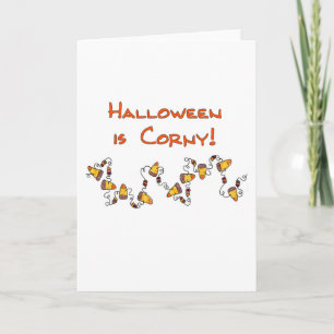 Tarjeta Halloween es Corny