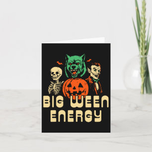 Tarjeta Halloween es divertida, ¿qué pasa con los hombres?