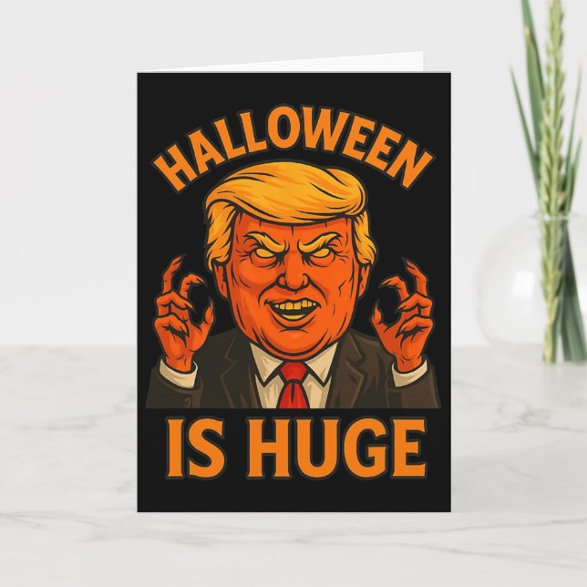 Tarjeta Halloween Es Enorme  (Anverso)
