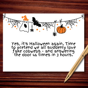 Tarjeta Halloween está de vuelta... y también el caos