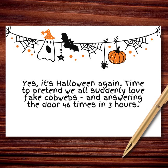 Tarjeta Halloween está de vuelta... y también el caos (Subido por el creador)