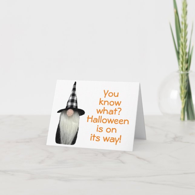 TARJETA HALLOWEEN ESTÁ EN CAMINO (Anverso)