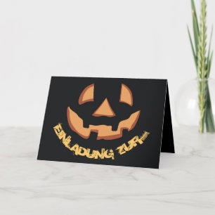 Tarjeta Halloween - estilo libre hasta la cara