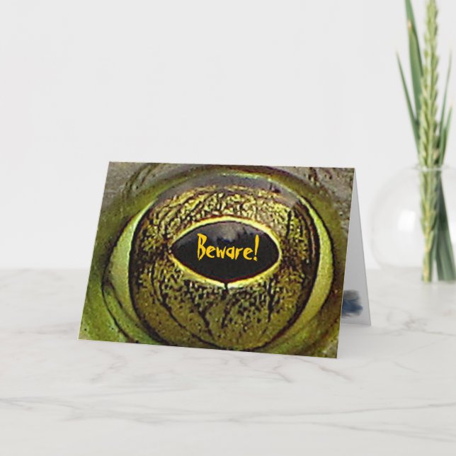 Tarjeta Halloween Eyes (Anverso)