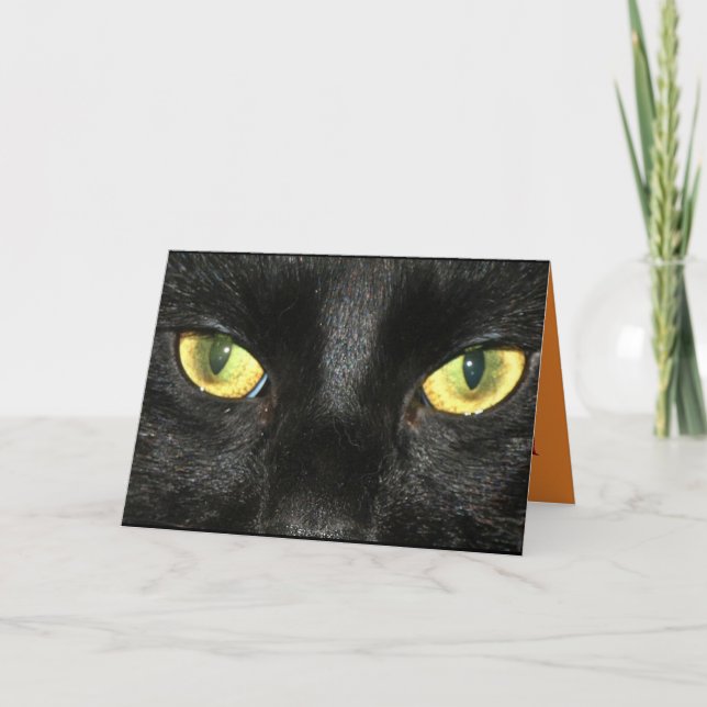 Tarjeta Halloween Eyes (Anverso)