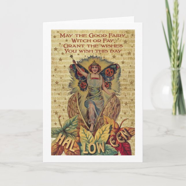 Tarjeta Halloween Fairy (Anverso)