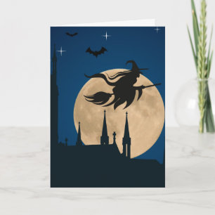 Tarjeta Halloween fantasmagórico