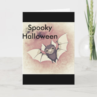 Tarjeta Halloween fantasmagórico