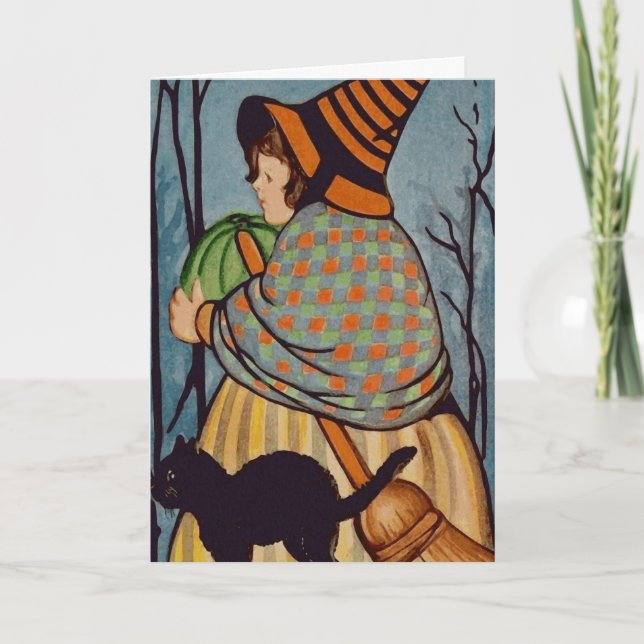 Tarjeta Halloween fantasmal (Anverso)