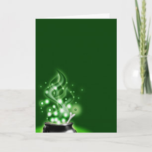 Tarjeta Halloween fantasmal