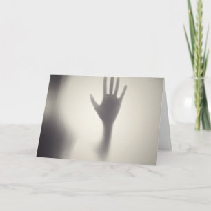 Tarjeta Halloween fantasmal