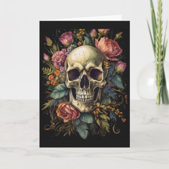 Tarjeta Halloween fantasmal (Anverso)