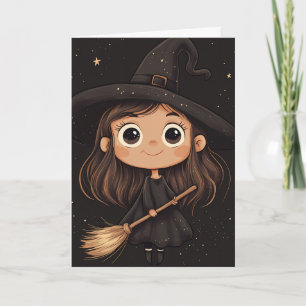 Tarjeta Halloween fantasmal