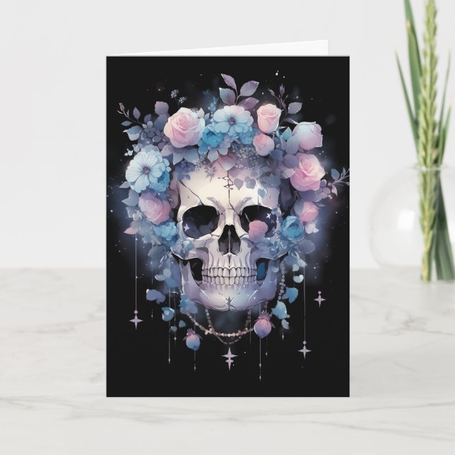 Tarjeta Halloween fantasmal (Anverso)