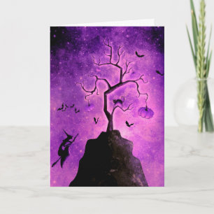 Tarjeta Halloween fantasmal