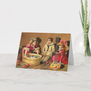 Tarjeta Halloween fantasmal