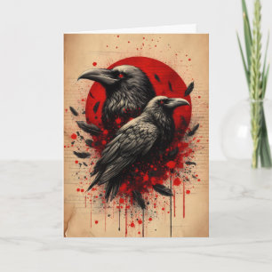 Tarjeta Halloween fantasmal