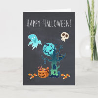 Halloween Fantasmas Espeluznantes Murciélagos Cala