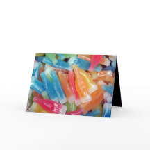 TARJETA HALLOWEEN GREETING L@@K botellas de cera d