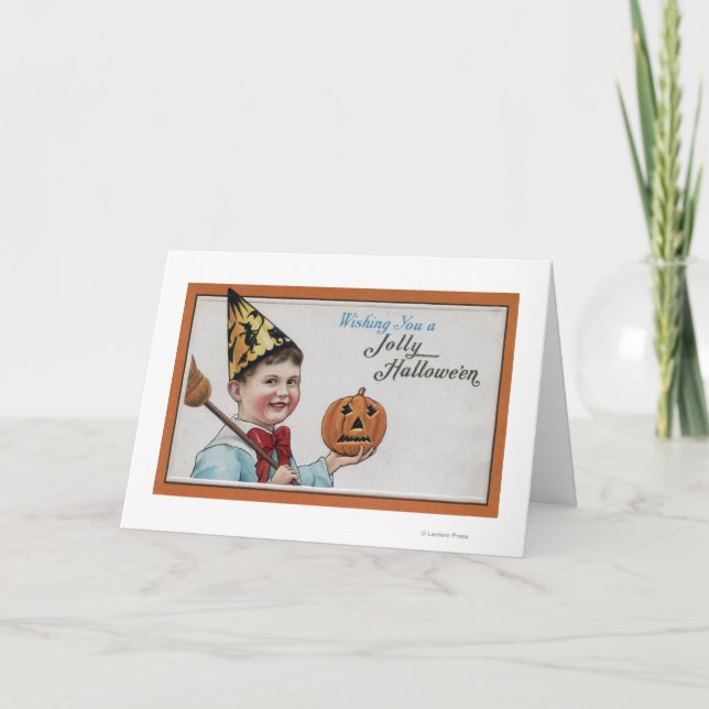 Tarjeta Halloween GreetingJolly Halloween (Anverso)