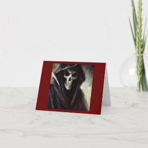 Tarjeta Halloween - Grim Reaper 4