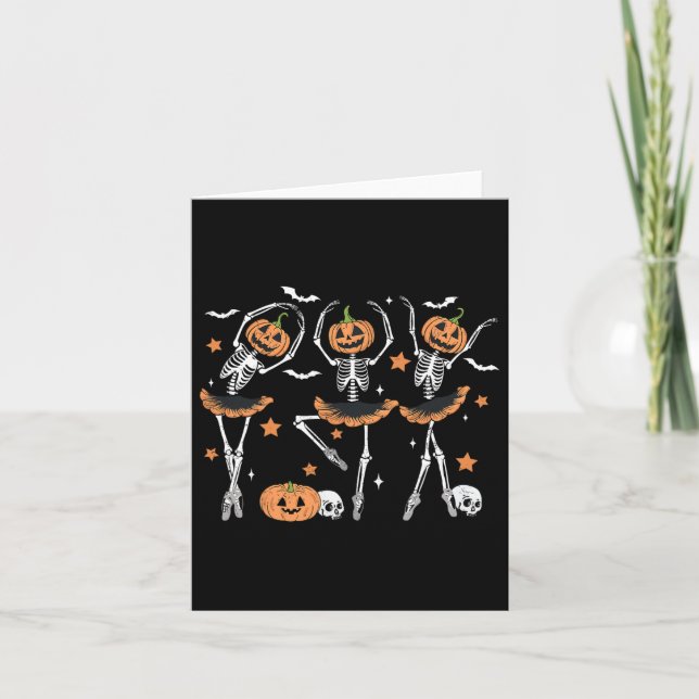 Tarjeta Halloween Halloween Halloween Hombres Mujeres Bo (Anverso)