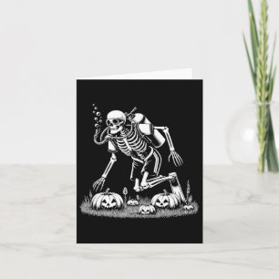 Tarjeta Halloween Halloween: Mujeres En Skeleton Scu