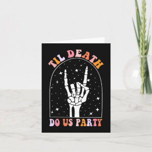 Tarjeta Halloween hasta la muerte nos hace el Fiesta Retro
