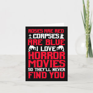 Tarjeta Halloween: Hinchas de Thriller Película de terror