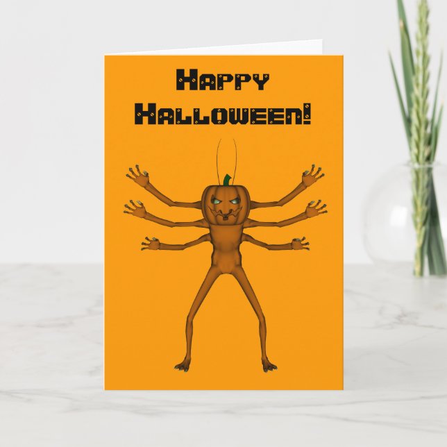 Tarjeta Halloween Hugs (Anverso)