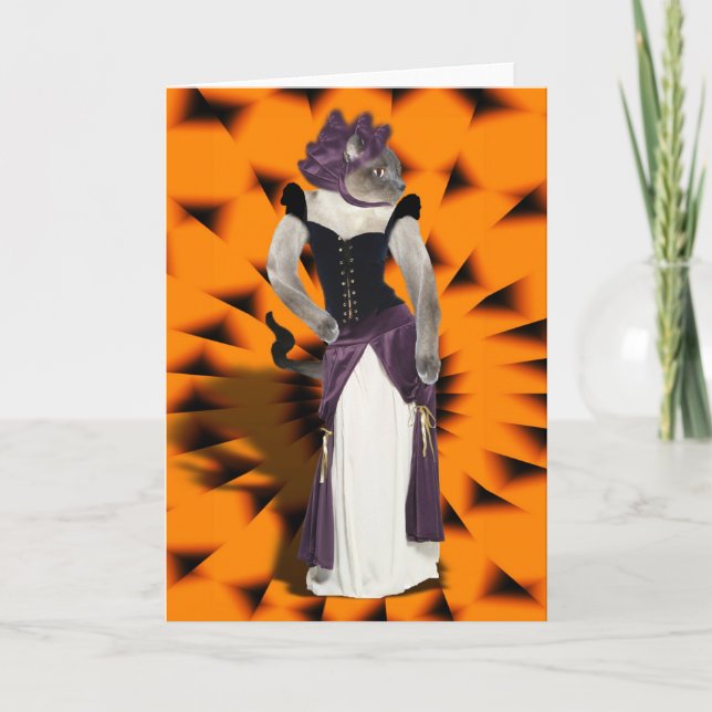 Tarjeta Halloween Hussy (Anverso)