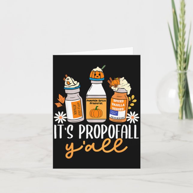 Tarjeta Halloween Icu Nurse Its Profall Y'all Crna Icu Fal (Anverso)