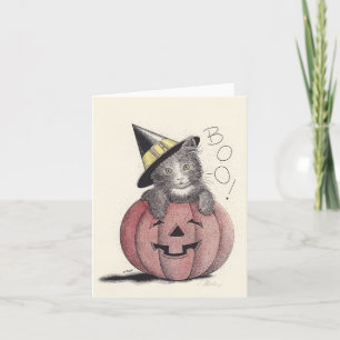 Tarjeta Halloween Kitty Card