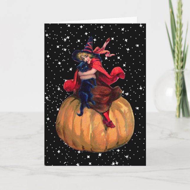 Tarjeta Halloween: La última frontera (Anverso)