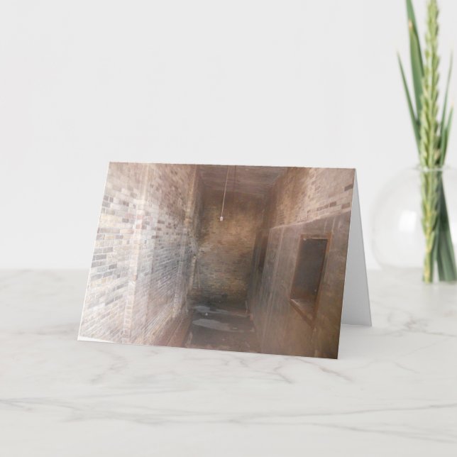 Tarjeta Hallowe'en "Lowertown Depot Room" (Anverso)