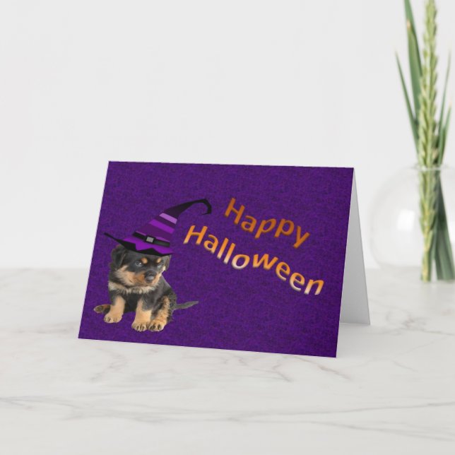 Tarjeta Halloween mate (Anverso)