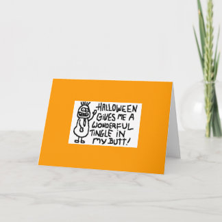 Tarjeta Halloween me da un escozor maravilloso