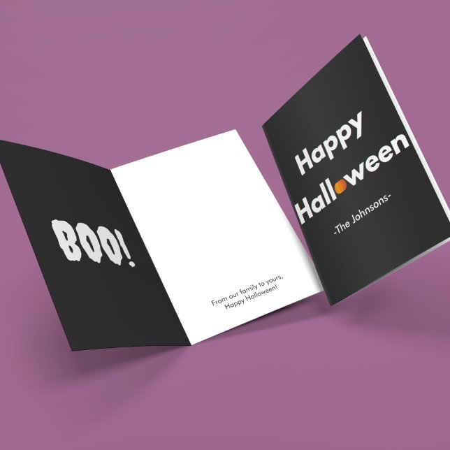 Tarjeta Halloween Minimalista moderno - Personalizado (Subido por el creador)
