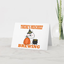 Tarjeta Halloween Mischief