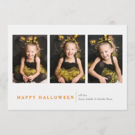 Tarjeta Halloween moderno