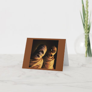 Tarjeta Halloween - Momias 1