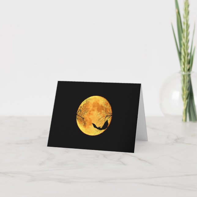 Tarjeta Halloween Moon (Anverso)