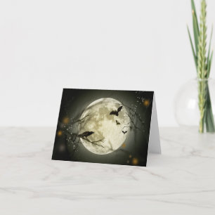 Tarjeta Halloween Moon